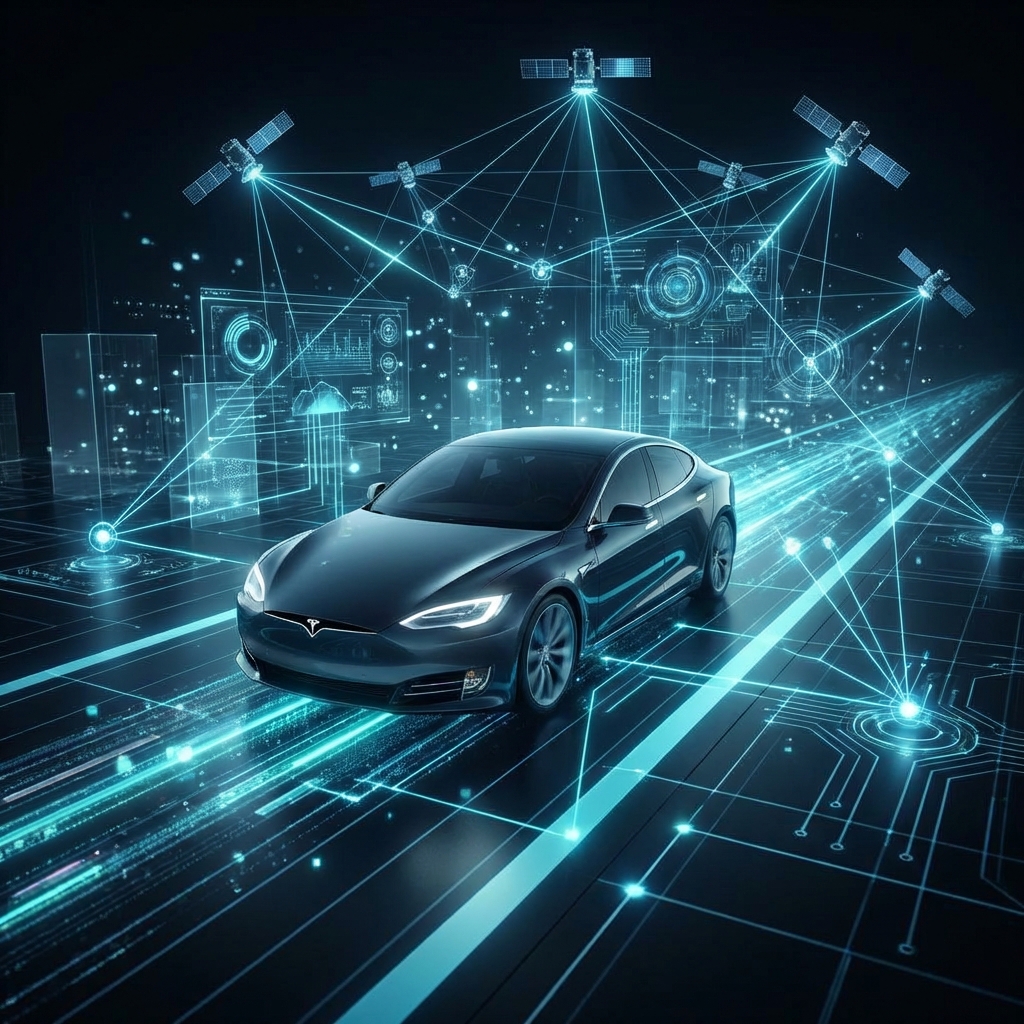 Soarchain Tesla connection visual